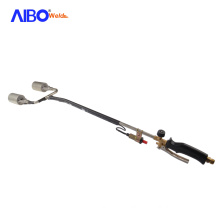 Welding and repairing LPG gas heating flame gun roofing torch kit with doulbe nozzle for strong welding capacity